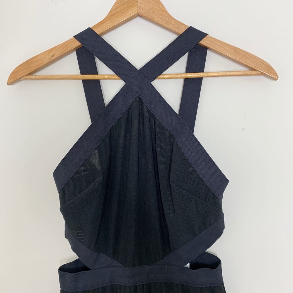 Bec & Bridge Parallel Halter Cutout Mesh Dress - image 6